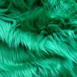 Fake Fur Kelly Green 12 X 15 Inches